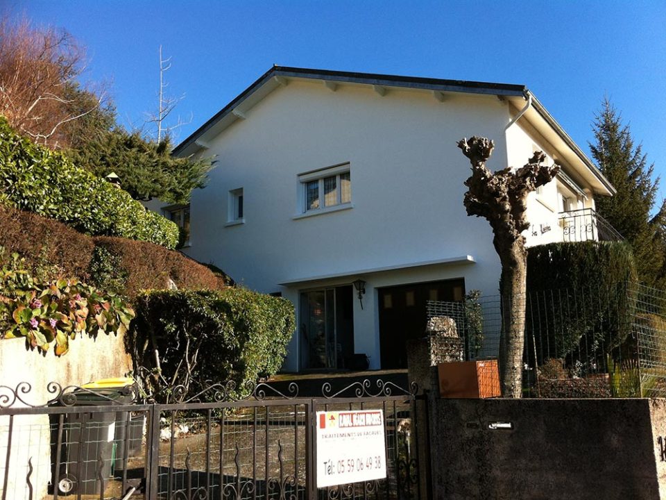 Maison blanche avec jardin, Raval Façades 64.