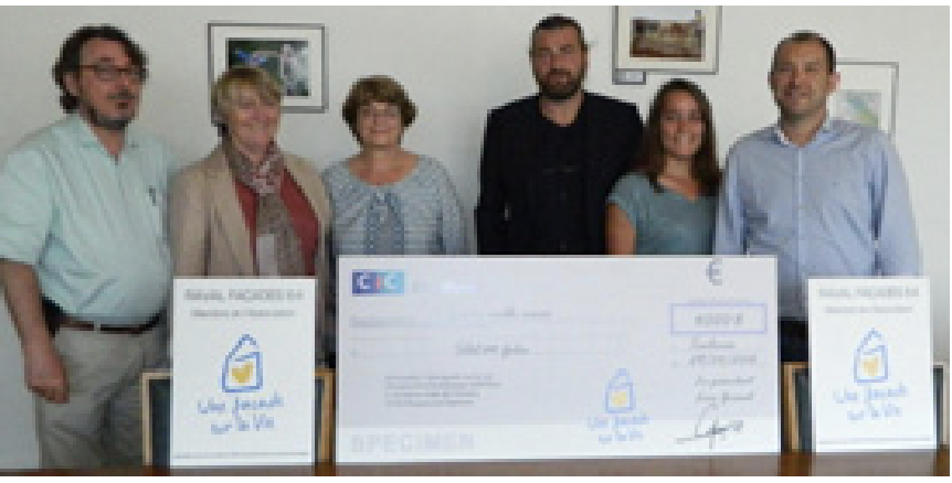 Raval Façade 64 fait un don de 4000€ à la SAEM de Gelos