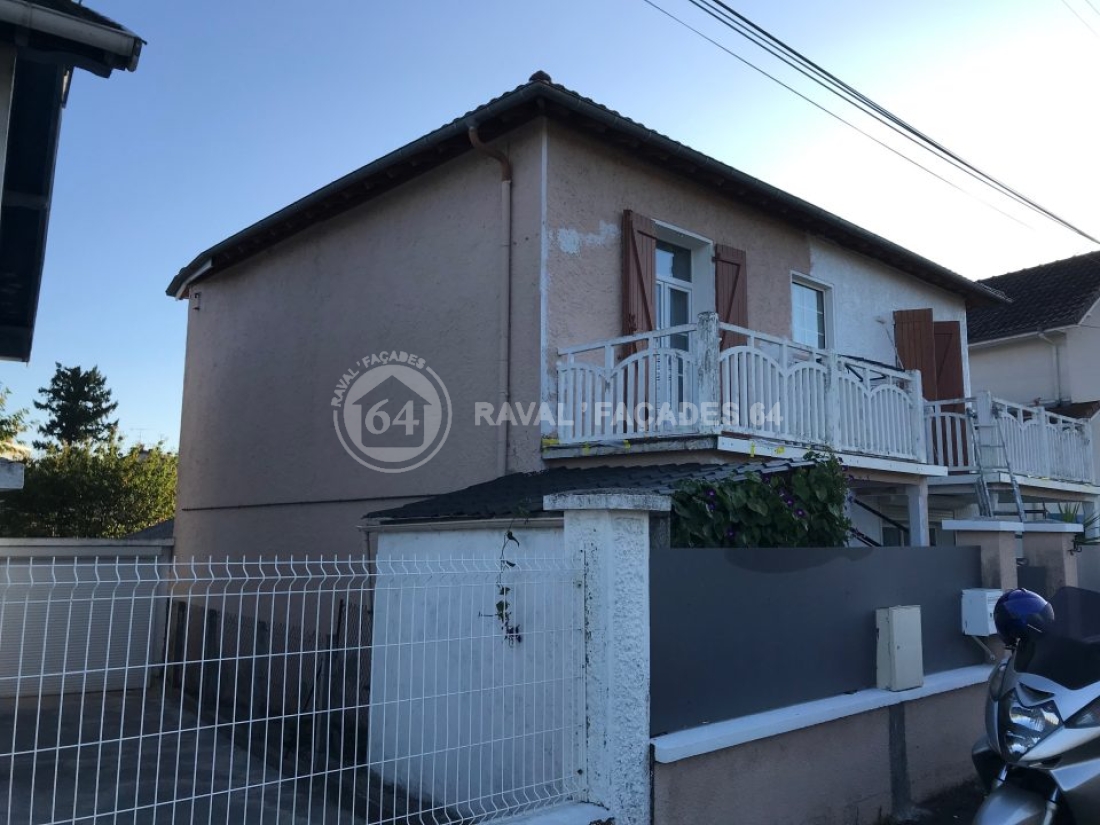 Ravalement façades d'une maison à Pau, 64445, Pyrénées Atlantiques