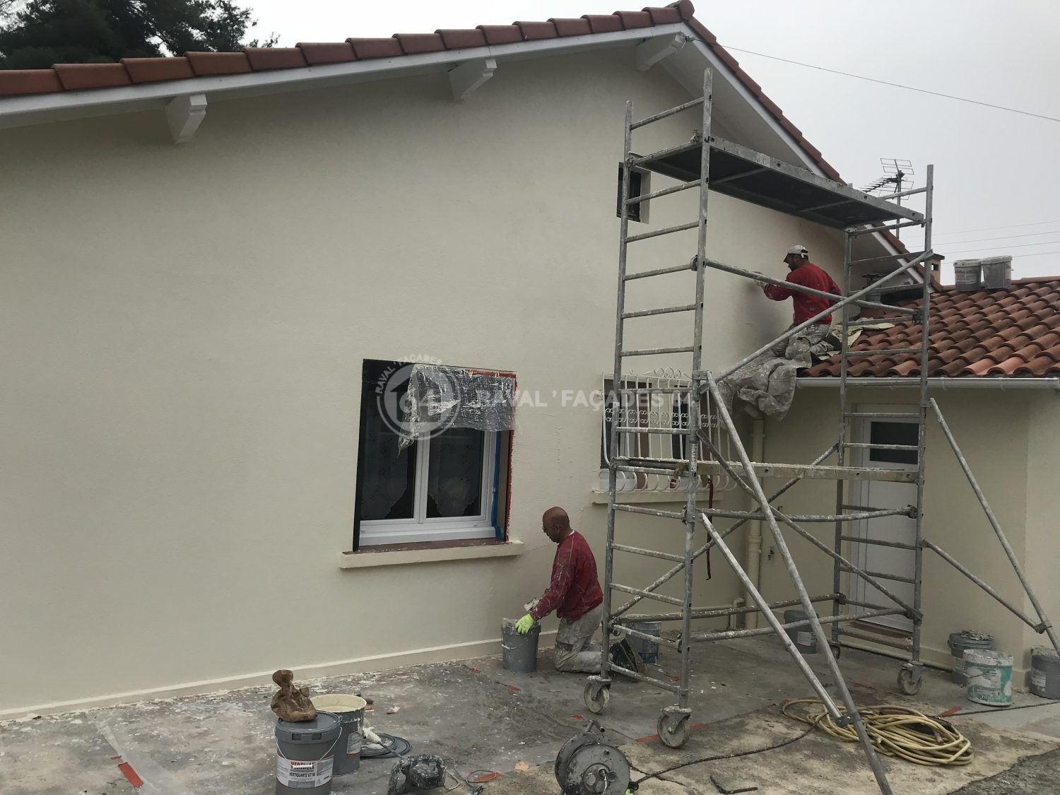 Ravalement façades d'une maison à Lescars, 64230, Pyrénées Atlantiques