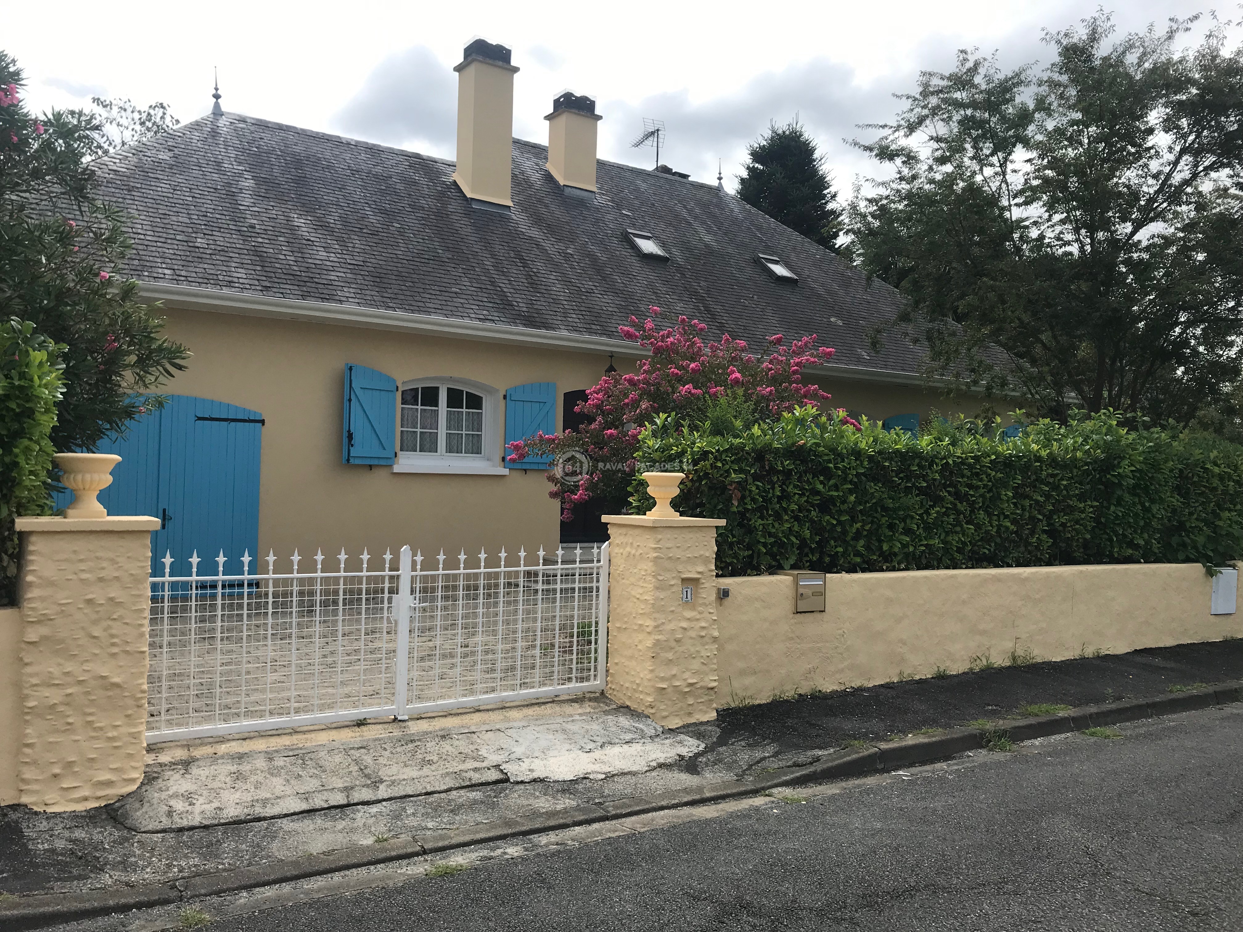 Nettoyage façades d'une maison à Lescars, 64230, Pyrénées Atlantiques